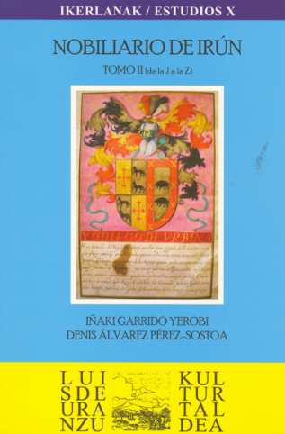 Portada del Nobiliario de Irun, Tomo II